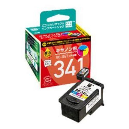 インク エコリカ カートリッジ ECI-C341C-V キヤノン用リサイクルインク(3色一体型)