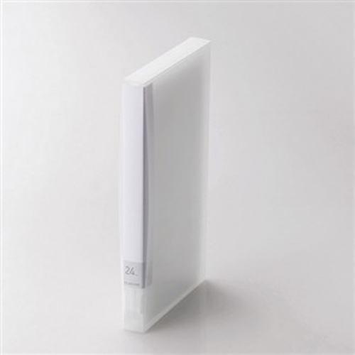 エレコム CCD-FB24CR Blu-ray/DVD/CD用ディスクファイル 24枚収納 クリア