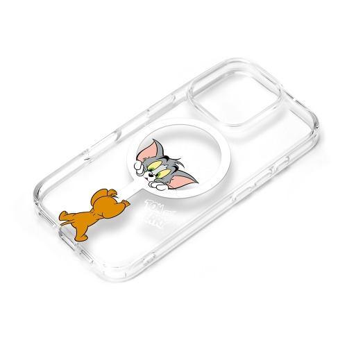 PGA PG-W24BMGPT02TAJ iPhone 16 Pro用 MagSafe対応 ハイブリッドケース トムとジェリー