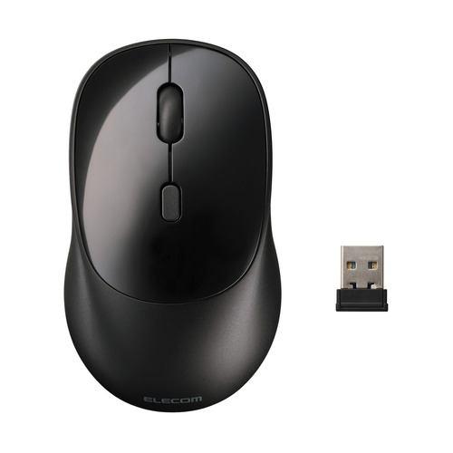 エレコム M-MY20MBSXBK マウス Bluetooth 無線 2.4GHz両対応 静音 ワイヤレスマウス 4ボタン Mサイズ Windows