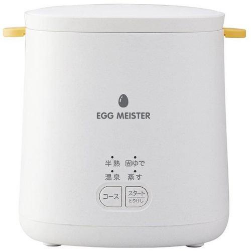 アピックス AEM-422-WH エッグマイスター ゆで卵調理器 最大4個対応 ホワイト AEM422WH