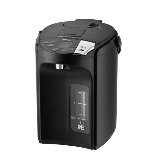 タイガー魔法瓶 PIS-G220KE 蒸気レスVE電気ポット 2.2L アーバンブラック