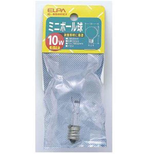 ELPA G-85H(C) ミニボール球 10W E12 G50 クリア