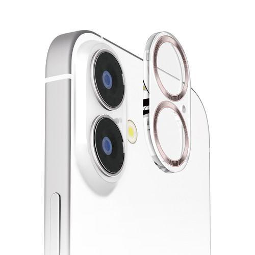 PGA PG-24ACLG11GD iPhone 16/16 Plus用 カメラフルプロテクター [クリア/ゴールド] Premium Style