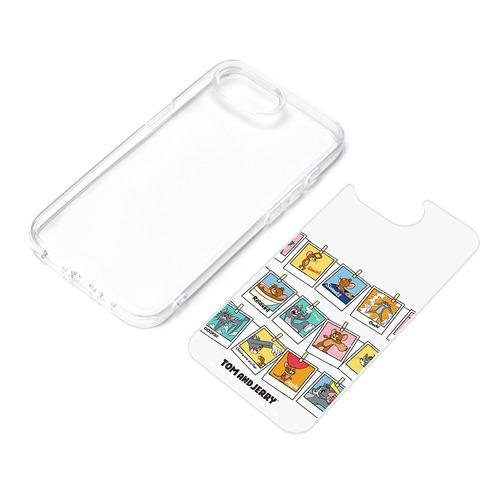 PGA PG-W25KPT01TAJ iPhone 16e用 クリアハイブリッドケース トムとジェリー/A
