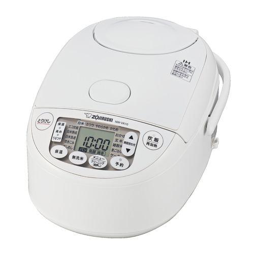 象印マホービン NW-VK10-WA IH炊飯ジャー 極め炊き 黒まる厚釜採用 5.5合炊き ホワイト