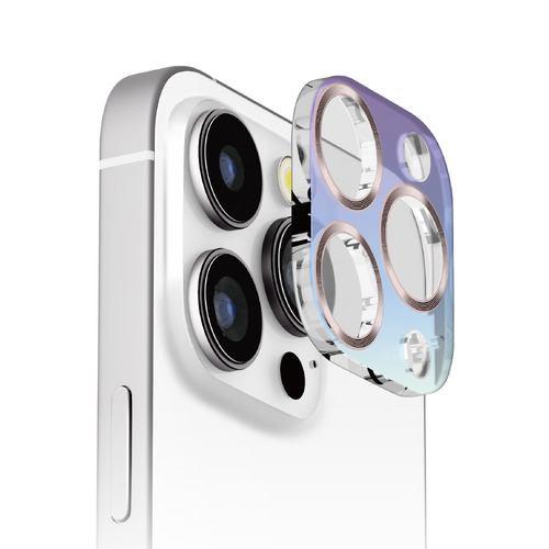 PGA PG-24BCLG14GD iPhone 16 Pro/16 Pro Max用 カメラフルプロテクター [オーロラ/ゴールド] Premiu