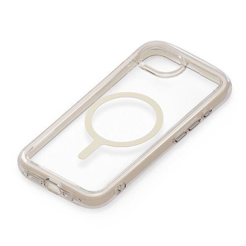 PGA PG-25KMA02BE iPhone 16e用 MagSafe対応 エアクッションケース モカ