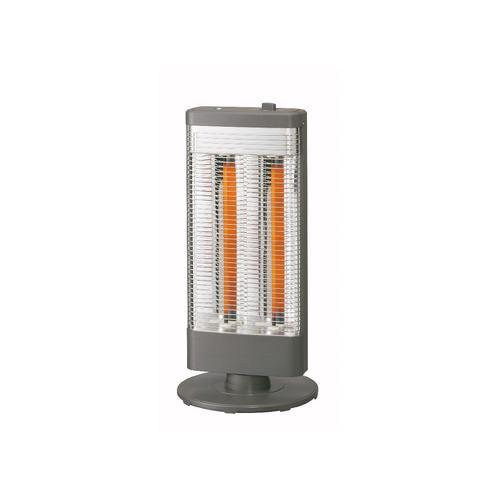 コイズミ KSS-1026A/H 遠赤電気ストーブ 1000W/500W切替 手動首振り 2灯タイプ ダークグレー