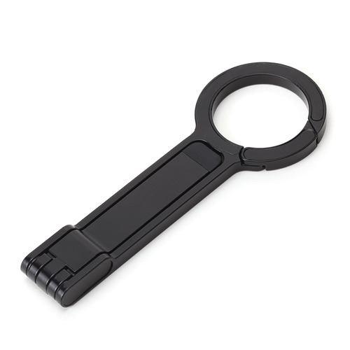 PGA PG-MGTP01BK 3WAYスマホスタンド メタルリング付 MagSafe対応 ブラック