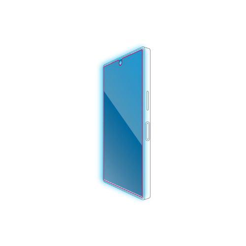 エレコム PM-S252FLGGBL AQUOS R10 ( SH-51F ) ガラスフィルム 高透明 ブルーライトカット 強化ガラス 表面硬度10