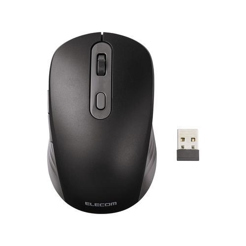 エレコム M-MY35MBSXBK ワイヤレスマウス 充電式 6ボタン Bluetooth・Windows・Mac対応 ブラック