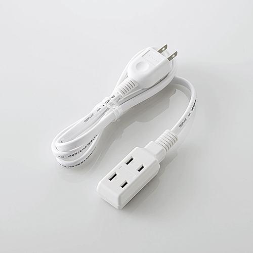 エレコム T-M310WH モバイル電源タップ 1.0m ホワイト