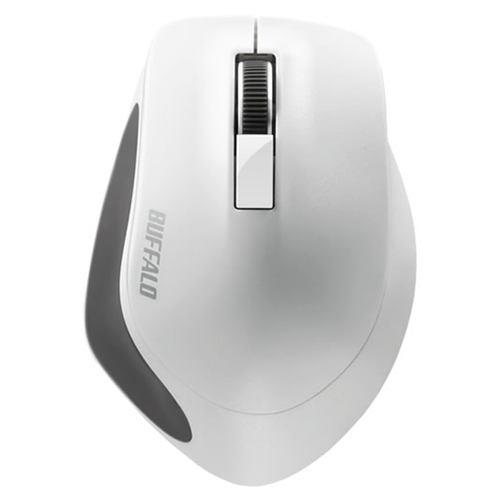 バッファロー BSMBW300MWH Premium Fitマウス無線/BlueLED光学式/静音/3ボタン/Mサイズ ホワイト