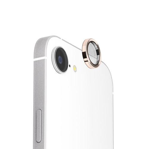PGA PG-25KCLG05GD iPhone 16e用 カメラレンズプロテクター メタルゴールド