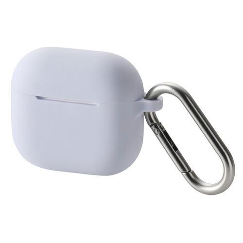 エレコム AVA-AP06SCPU AirPods (第4世代)用 シリコンケース MagSafe 充電対応 パープル