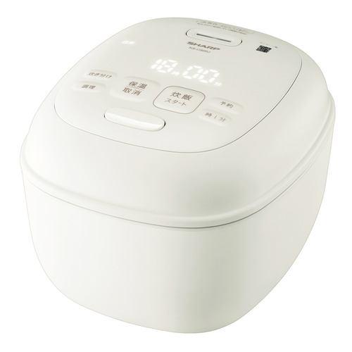 シャープ KSCS05J ジャー炊飯器 3mm厚釜&球面炊き 3合炊き ホワイト