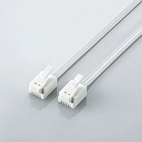 エレコム MJ-T7WH ツメ折れ防止モジュラーケーブル 7m