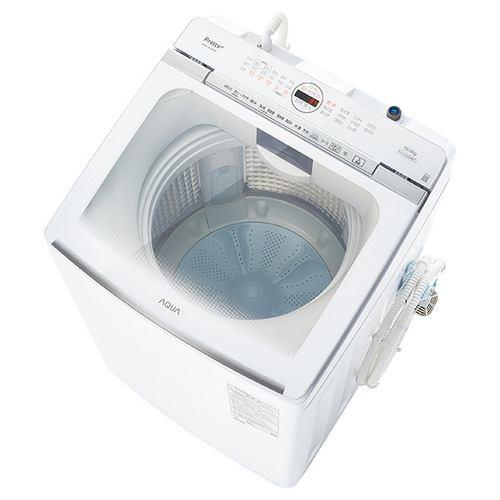 AQUA AQW-VX8A(W) 全自動洗濯機 上開き 洗濯8kg 乾燥3.0kg 簡易乾燥 ホワイト