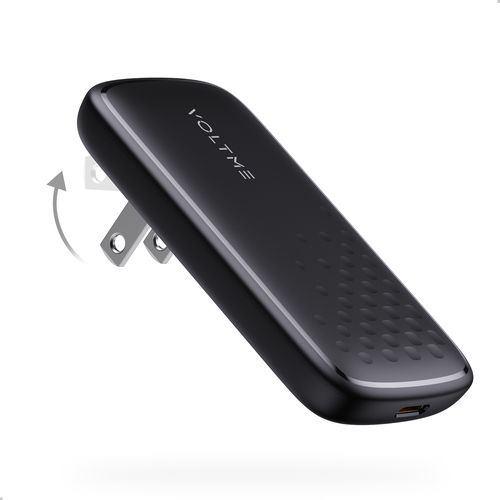 共栄物産 V2099 USB急速充電器 Revo 65 EVO USB PD対応 65W USB-C×1ポート USB-C端子ケーブル付き 折りたた