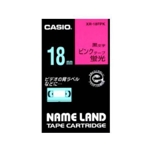 カシオ ネームランド テープ XR18FPK