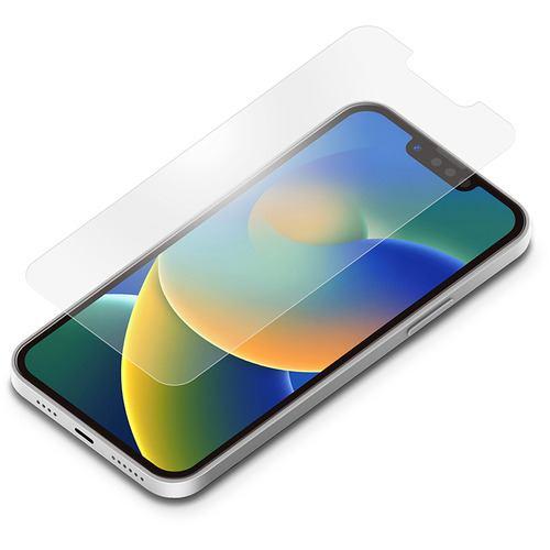 PGA PG-22PSF02 2022年 iPhone 14 Plus用 液晶保護フィルム Premium Style 衝撃吸収/アンチグレア