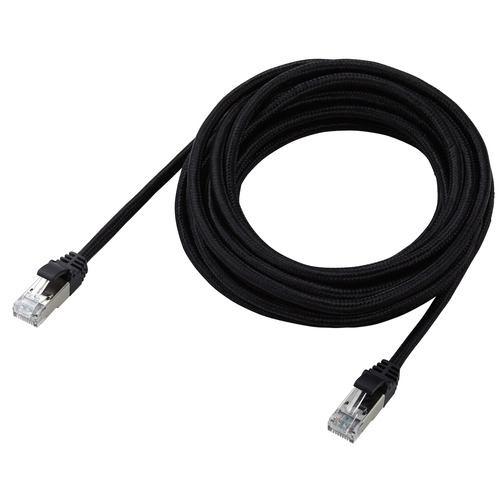 エレコム LD-OCM/BK50 LANケーブル CAT8 5m 爪折れ防止 40Gbps/2000MHzブラック