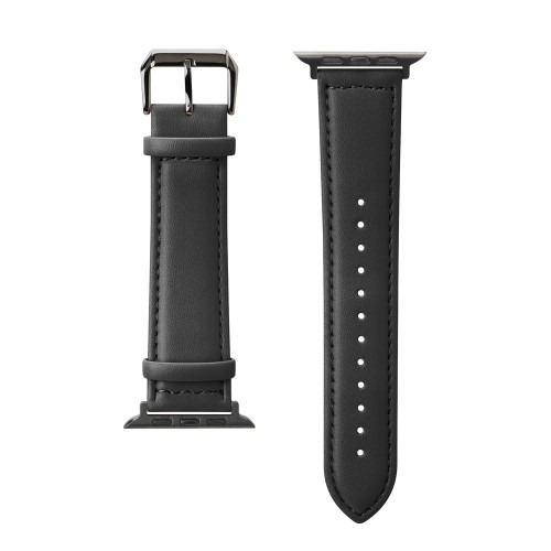 PGA PG-AW49PU01BK Apple Watch 49/45/44/42mm用 PUレザーバンド ブラック