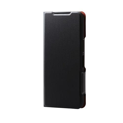 エレコム PM-F241PLFUBK arrows We2 ( F-52E / FCG02 ) ソフトレザーケース 手帳型 マグネット フラップ 薄