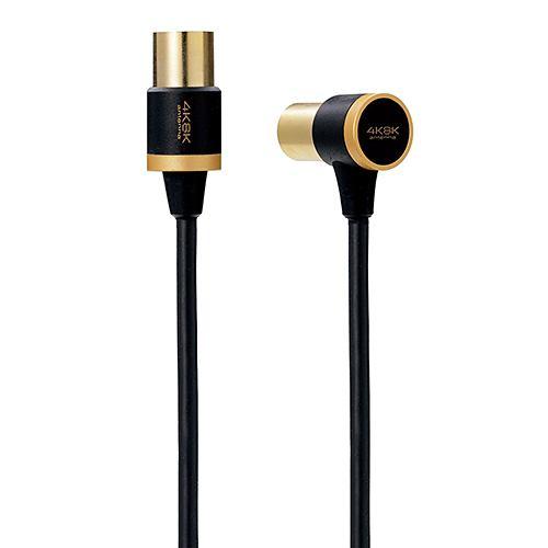 エレコム DH-ATLS48K50BK TV接続用アンテナケーブル 5.0m