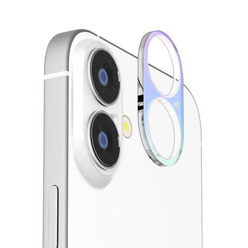 PGA PG-25ALGD02AR iPhone 17/16/16 Plus用 カメラレンズフレーム [オーロラ]
