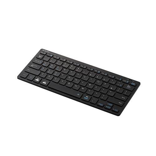 キーボード エレコム Bluetooth 無線 ワイヤレス TK-FBP102BK Bluetoothミニキーボード