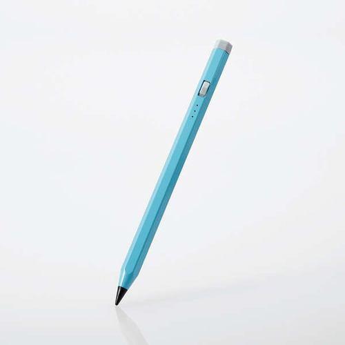 エレコム P-TPACAPEN01BU 充電式アクティブタッチペン(6角 iPad専用 青) ブルー PTPACAPEN01BU