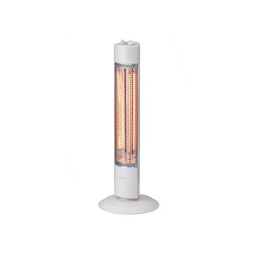 コイズミ KKS-09267/W 遠赤電気ストーブ 自動首振り機能 オフタイマー 450/900W2段階切替 グレイッシュホワイト