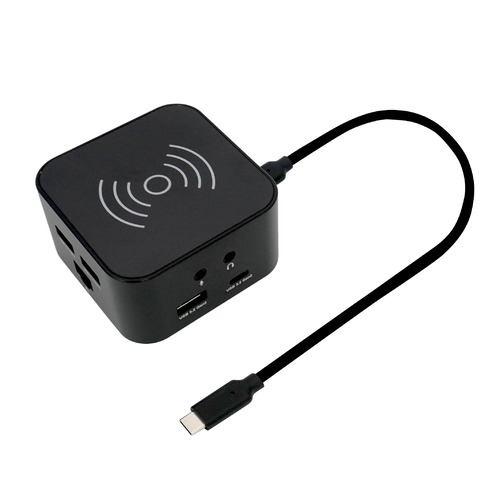 AXELTECH AXDST02BK 13 in 1ドッキングステーション USB Type-C.HDMI.LAN.オーディオ出力ポート搭載 Win