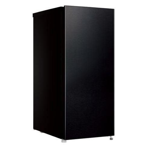 AQUA 冷凍庫 76L 右開き 1ドア 幅40cm インバーター搭載 耐熱トップテーブル AQF-SFA8B(K) ブラック系