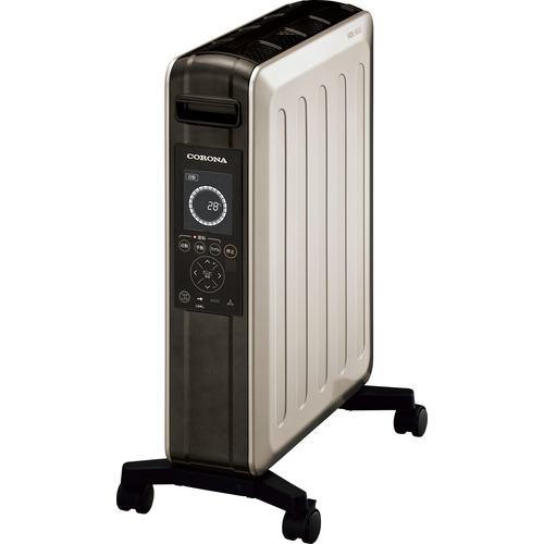CORONA DHS-1526(TC) オイルレスヒーター プログラムタイマー機能 高密着FIXALヒーター シャンパンブラウン