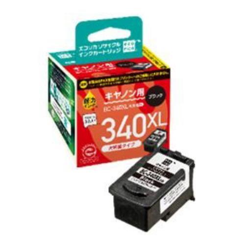 インク エコリカ カートリッジ ECI-C340XLB-V キヤノン用リサイクルインク 大容量タイプ(ブラック)