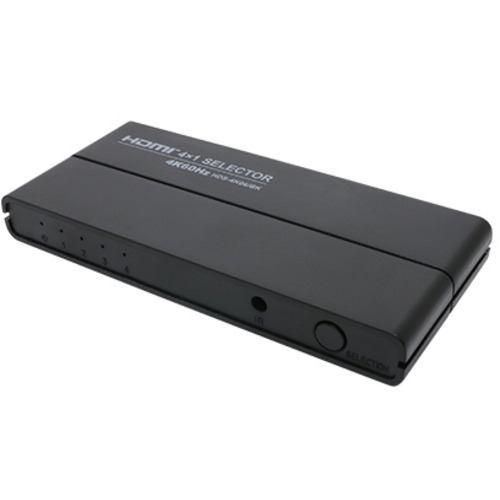 ミヨシ HDS-4K06/BK HDMI切替器 4入力1出力 4K60Hz対応 ブラック