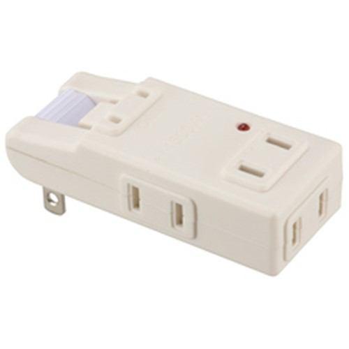オーム電機 HS-AKS4PBT-W 雷に強いマイクロタップ 4個口 白