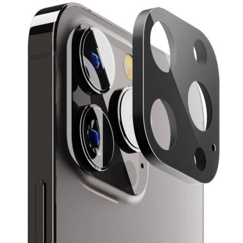 PGA PG-22SCLG17BK iPhone 14 Pro/14 Pro Max用 カメラフルプロテクター ブラック PG22SCLG17BK