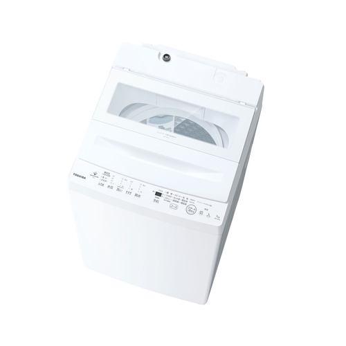 東芝 全自動洗濯機 洗濯 7kg 幅55.5cm 抗菌ウルトラファインバブル洗浄W Ag+抗菌水ユニット内蔵 自動お掃除 AW-7DH6(W) ホワ