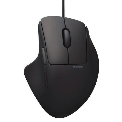 エレコム M-SH31UBSKBK 有線5ボタンマウス チルトホイール付 Windows mac対応 Sサイズ ブラック