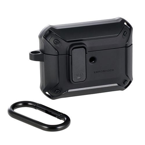 エレコム AVA-AP07ZEROLB2 AirPods Pro 3 ケース MagSafe対応 ZEROSHOCK 3構造衝撃吸収 ロック機能 カ