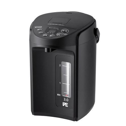 タイガー魔法瓶 PIQ-G300KC VE電気ポット 3.0L クールブラック
