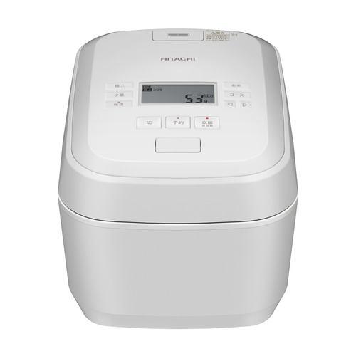 日立 RZ-V100KM 電子炊飯ジャー 圧力&スチーム ふっくら御膳 圧騰甘み炊き 5.5合炊き ホワイト