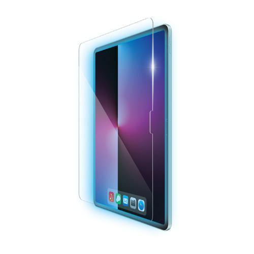エレコム TB-A25XFLGGBLT 13インチ iPad Air ( M3/M2 ) ガラスフィルム BLカット 表面硬度10H 指紋防止