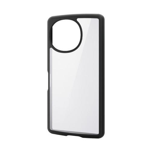 エレコム PM-S252TSLFCBK AQUOS R10 ( SH-51F ) ケース ハイブリッド カバー カメラレンズ保護設計 ブラック