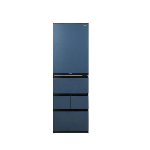 Haier 冷蔵庫 450L 右開き 5ドア 59.5cm 鮮度キープ冷凍 真ん中野菜室 2つのチルドルーム JR-LX45A-H グレー系