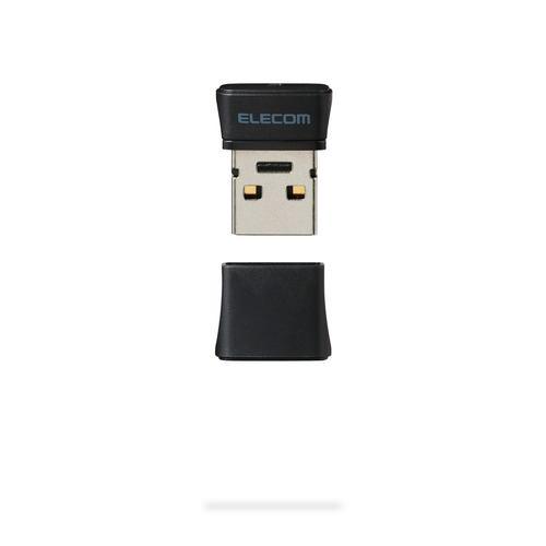 エレコム MF-SU2C16GBK USBメモリ 16GB 小型 パスワード保護ソフト対応 キャップ式 Windows/Mac対応 ブラック